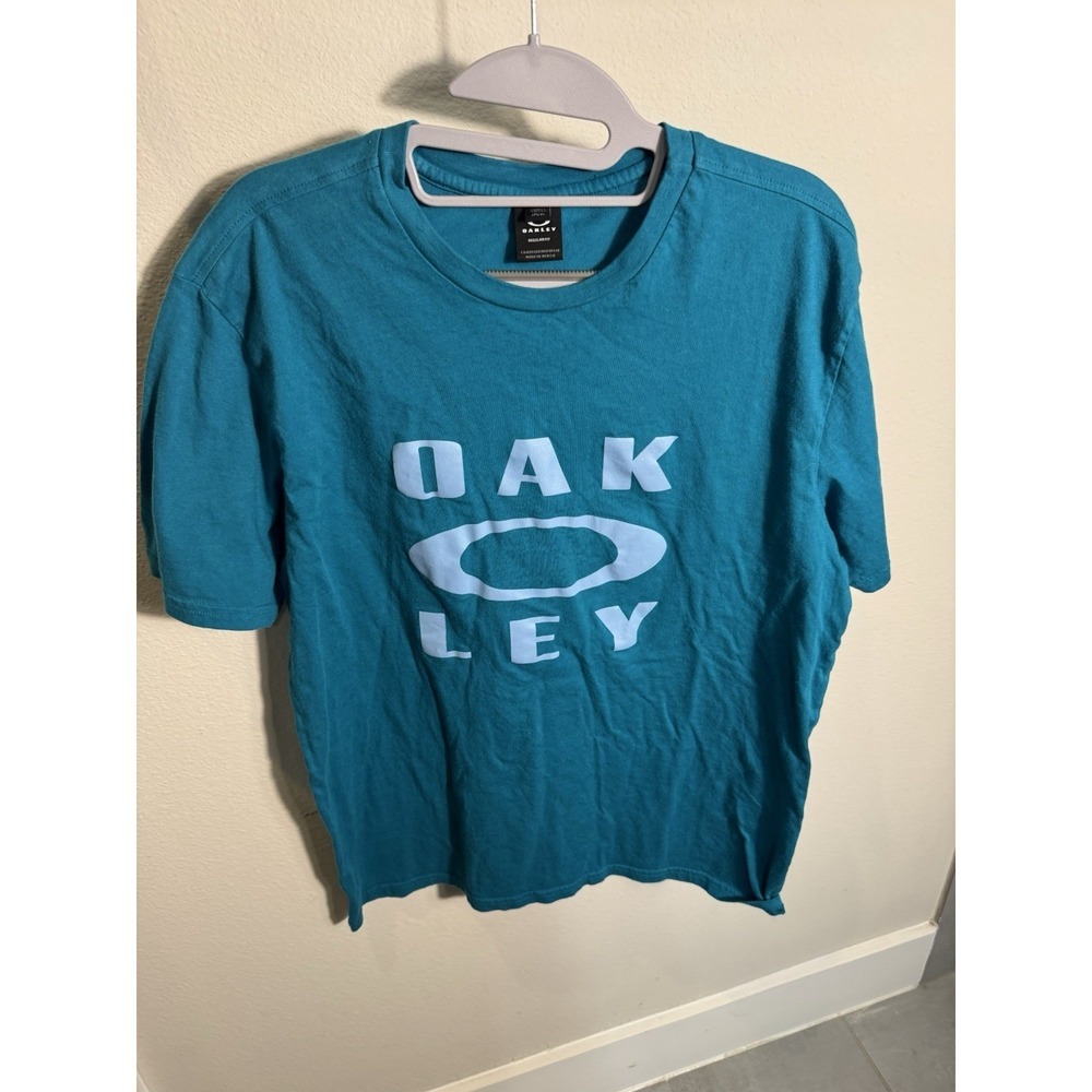 Vintage Oakley Logo Tee‎ Size Men's Large